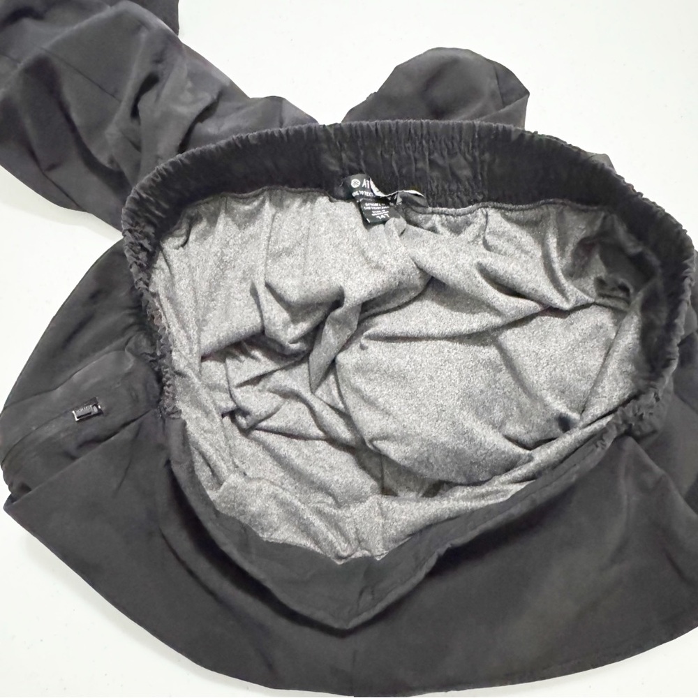 Athleta Brooklyn Textured Camo Lined Jogger Black 14T Tall - Picture 15 of 16